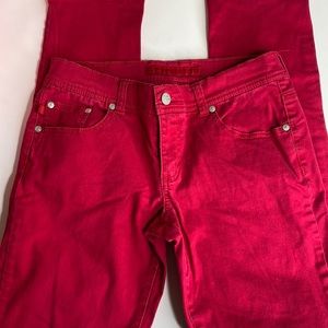 Fire Lisette Skinny Jeans Red